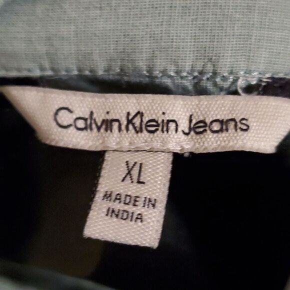 CALVIN KEIN WOMAN SNAP UP LIGHT GREEN XL - Picture 2 of 6